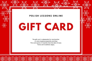Polish lesson gift card